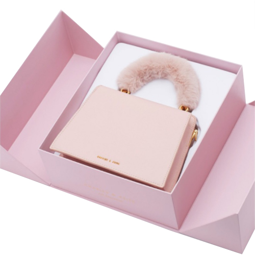 Customized Paper Cardboard Purse Handbag Gift Packaging Box