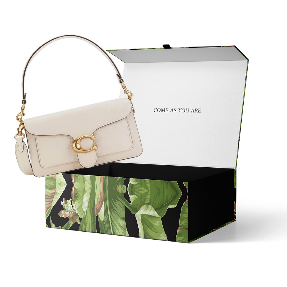 Custom Logo Luxe Eco Friendly Big Purse Suitcase Briefcase Bag Gift Paper Cardboard Box Handbag Packaging Boxes For Handbags