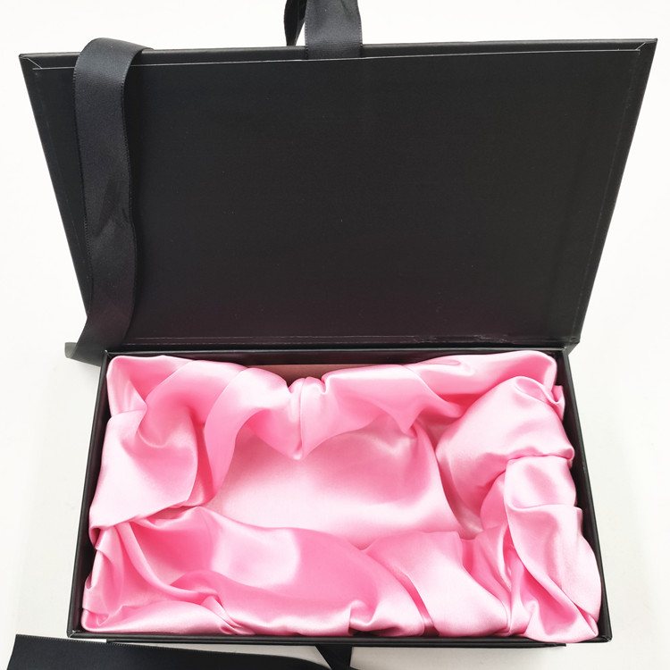 Custom Black Matte Shoulder Handbag Packaging Box Magnetic Gift Boxes Luxury Purse Box Packaging For Purses With Satin Inserts