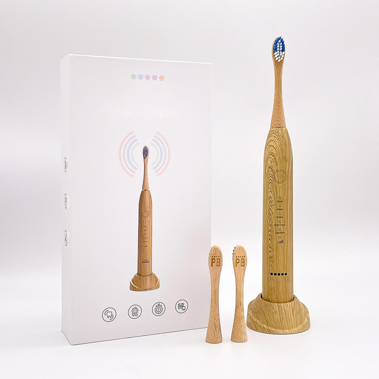 Bamboo Electric Toothbrush Packaging Customized Smart Toothbrush Set Packaging Box with Logo