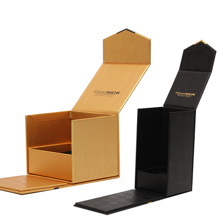Luxurious Custom Sample Made Empty Cardboard Perfume Satin Lined Gift Packing Boxes