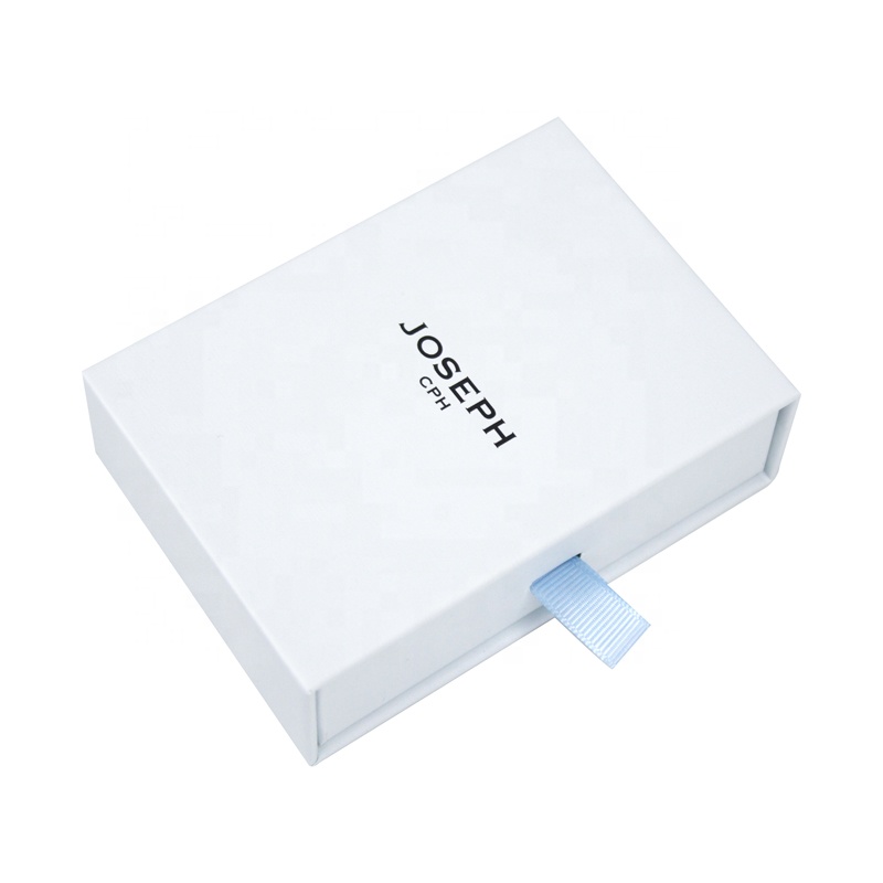 Custom Logo Recyclable Paperboard Drawer Paper Gift Box Sliding Drawer Boxes With Foam For Jewellery