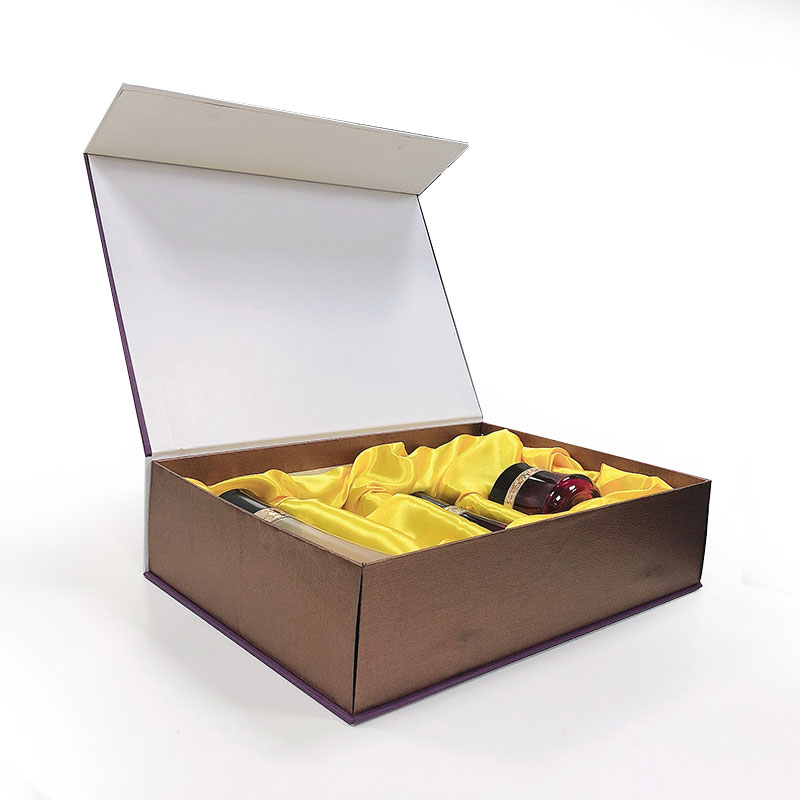 Luxury Customized Rigid Magnetic Paper Gift Box For Perfume Bottle Unique Valentine Velvet Rigid Paper Book Shape Gift Box