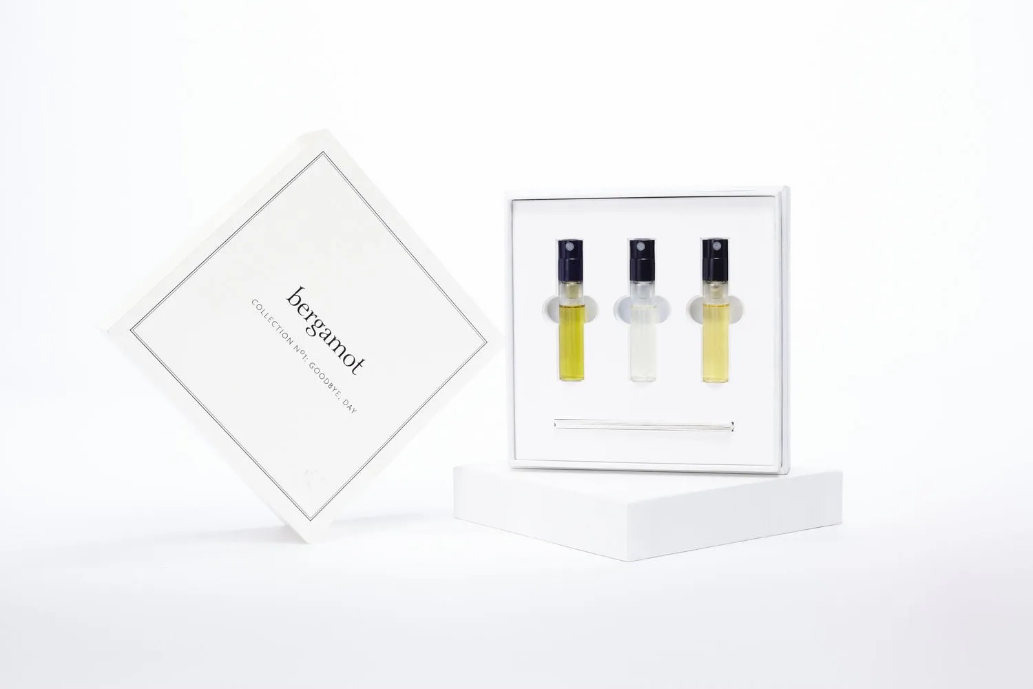 Customized White Rigid Package Boxes For Cologne 8 Bottles Sample Perfume Box Packaging Multiple