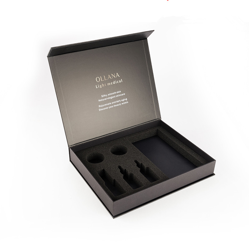 Custom Luxury Rigid Paper Packaging Magnetic Gift Box With Eva Foam Insert