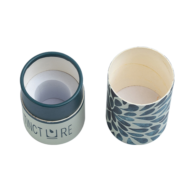 Custom Luxury Design Custom Round Paper Tube Candle Jars Box Cylinder Paper Tube Box Packaging