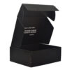 Black Glossy Corrugated Mailer Box for Retail Kit Packaging