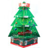 Expositor de cartón ondulado para árbol de Navidad con estantes