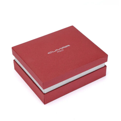 Custom Red Shoulder Neck Rigid Apparel Gift Box Wholesale