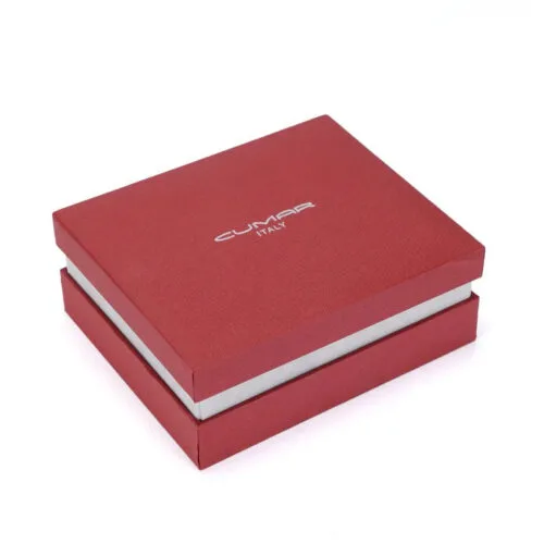 Custom Red Shoulder Neck Rigid Apparel Gift Box Wholesale