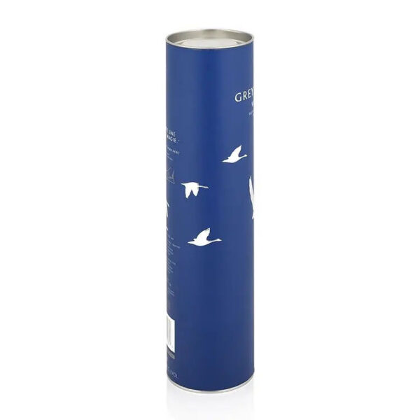 Custom Vodka Bottle Paper Tube Box with Metal Lid