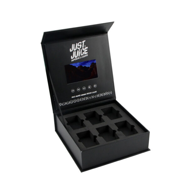 E-Liquid Rigid Box with Built-in Video Screen