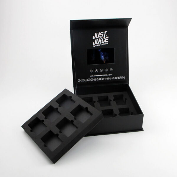 E-Liquid Rigid Box with Built-in Video Screen
