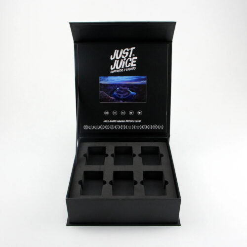 E-Liquid Rigid Box with Built-in Video Screen