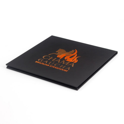 Foil Printed Rigid Restaurant Gift Card Presentation Folder Foil Printed Rigid Restaurant Gift Card Presentation Folder