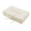Folding Rigid Skincare Gift Box with Ribbon Tie Closure Folding Rigid Skincare Gift Box with Ribbon Tie Closure