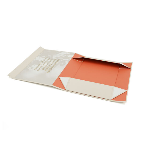 Folding Rigid Skincare Gift Box with Ribbon Tie Closure Folding Rigid Skincare Gift Box with Ribbon Tie Closure