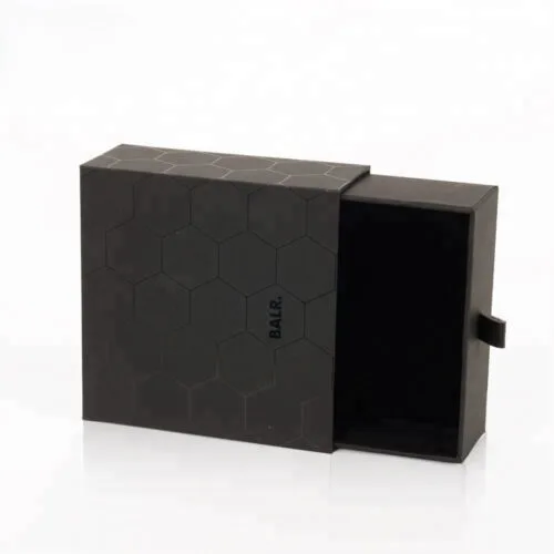 Hexagon Printed Rigid Drawer Fashion Accessory Gift Box Hexagon Printed Rigid Drawer Fashion Accessory Gift Box