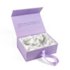 Lavender Rigid Mother's Day Gift Box with Satin Lining Lavender Rigid Mother's Day Gift Box with Satin Lining