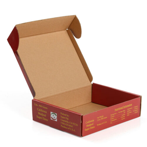 Logo Printed Medjool Dates Paperboard Retail Mailer Box Logo Printed Medjool Dates Paperboard Retail Mailer Box