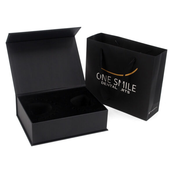 Logo Printed Rigid Dental Kit Box with Foam Insert & Bag