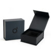 Logo Printed Rigid Magnetic Smart Ring Box with Foam Insert