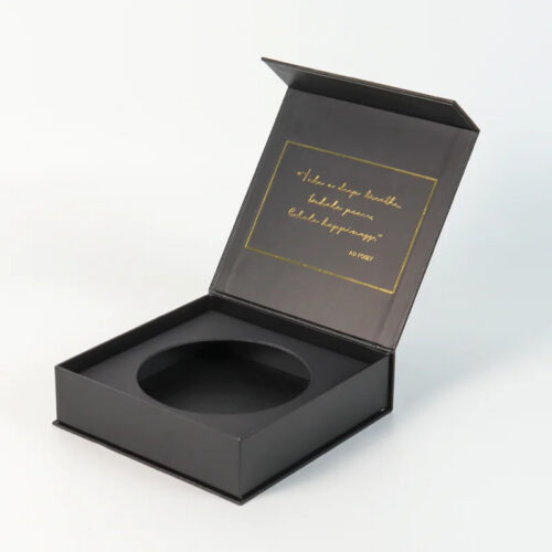 Magnetic Incense Holder Gift Box with Round Foam Insert Magnetic Incense Holder Gift Box with Round Foam Insert
