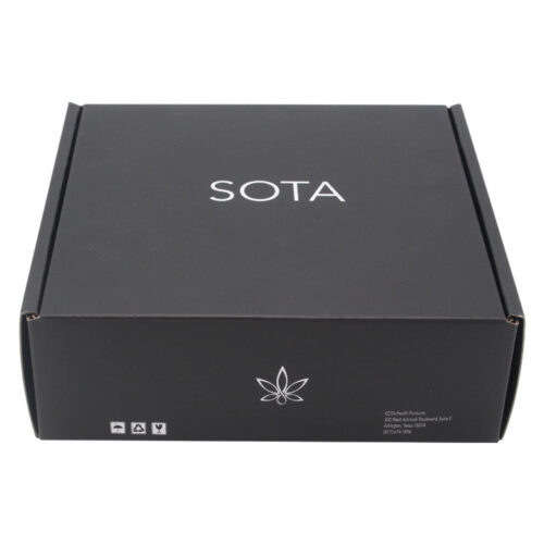 Matte Black CBD Wellness Spray Mailer Box with Tray Insert Matte Black CBD Wellness Spray Mailer Box with Tray Insert