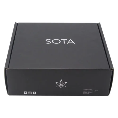 Matte Black CBD Wellness Spray Mailer Box with Tray Insert Matte Black CBD Wellness Spray Mailer Box with Tray Insert