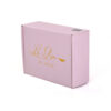Pink Logo Printed Eyelash Organizer Mailer Box with Foam Pink Logo Printed Eyelash Organizer Mailer Box with Foam