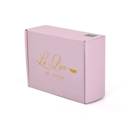 Pink Logo Printed Eyelash Organizer Mailer Box with Foam Pink Logo Printed Eyelash Organizer Mailer Box with Foam