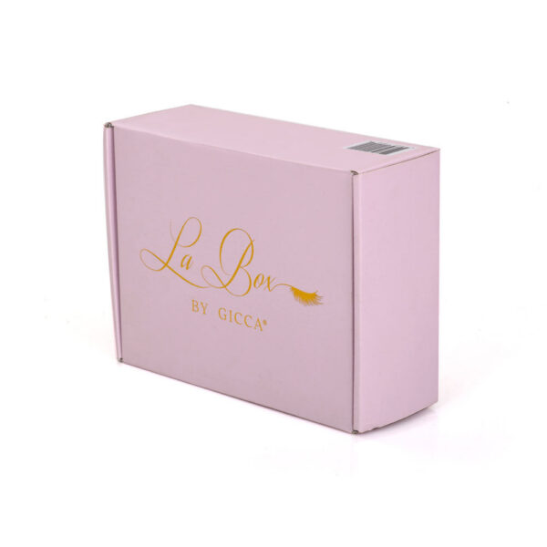 Pink Logo Printed Eyelash Organizer Mailer Box with Foam Pink Logo Printed Eyelash Organizer Mailer Box with Foam