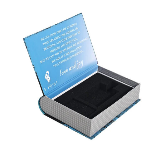 Printed Book-Style Fragrance Gift Box with EVA Foam Insert Printed Book-Style Fragrance Gift Box with EVA Foam Insert