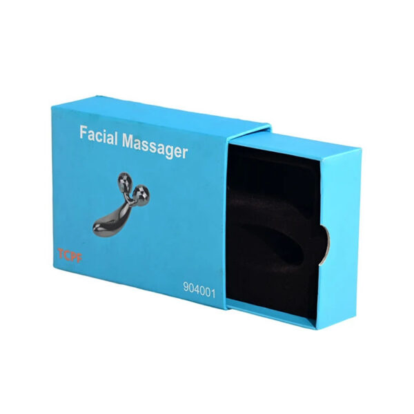 Printed Facial Massager Drawer Box with Black Foam Insert
