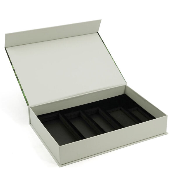 Printed Magnetic Skincare Set Rigid Box with Foam Insert Printed Magnetic Skincare Set Rigid Box with Foam Insert