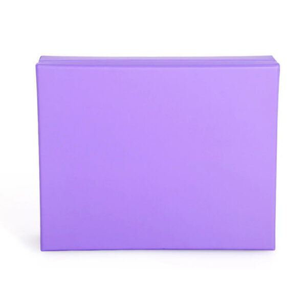Cadeaudoos in 'Purple Book'-stijl met holografische inleg met sleuven