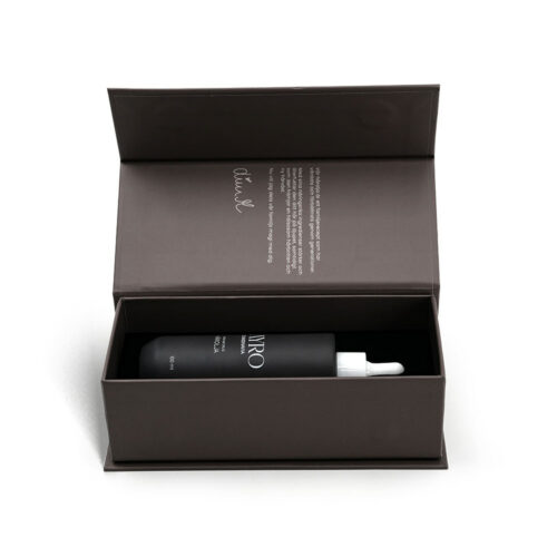 Rigid Magnetic Hair Oil Dropper Box with Velvet Foam Insert Rigid Magnetic Hair Oil Dropper Box with Velvet Foam Insert