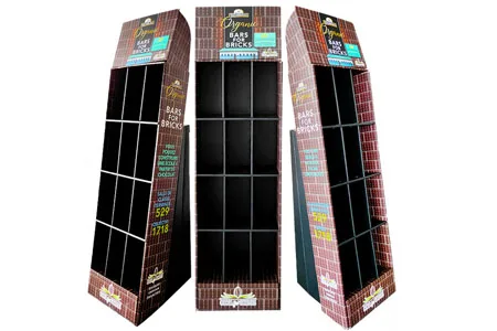 Corrguated Floor Display