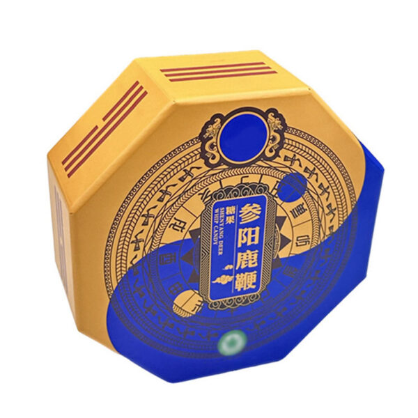 Octagonal Herbal Supplement Gift Box with Molded Insert