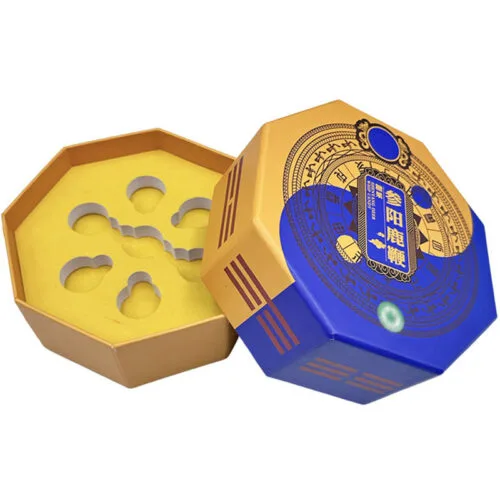 Octagonal Herbal Supplement Gift Box with Molded Insert Octagonal Herbal Supplement Gift Box with Molded Insert