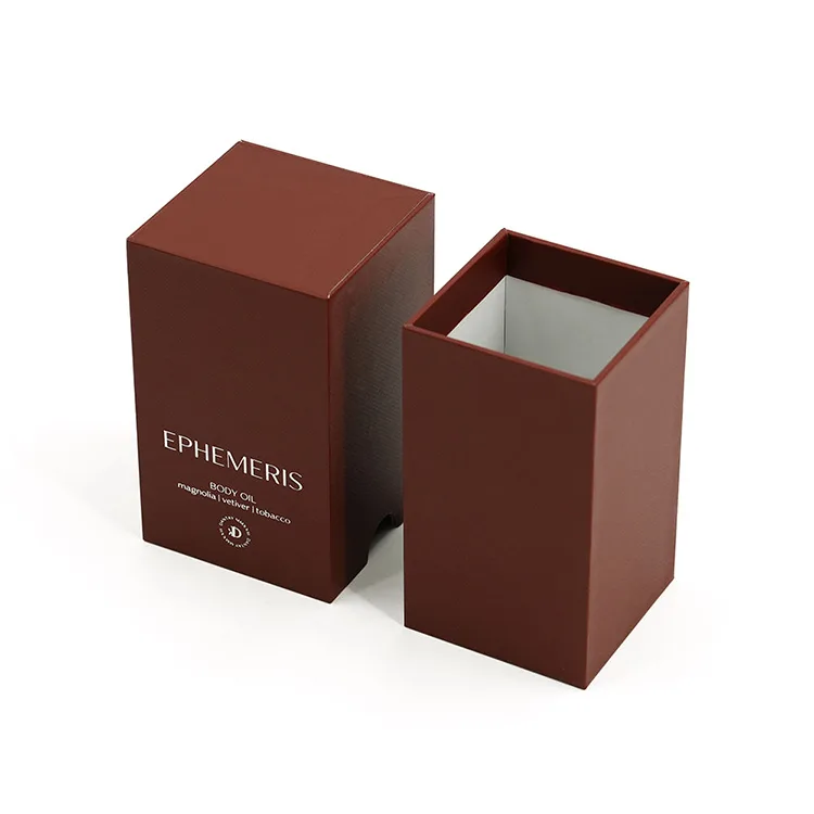 CBD Oil Boxes Grey Cardboard Gift Boxes