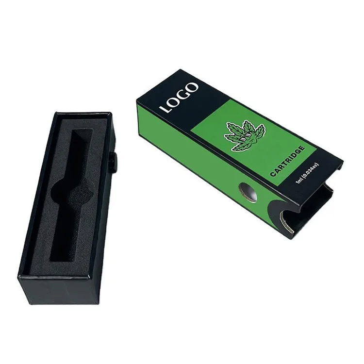 Child Resistant Paper Boxes Cannabis Boxes