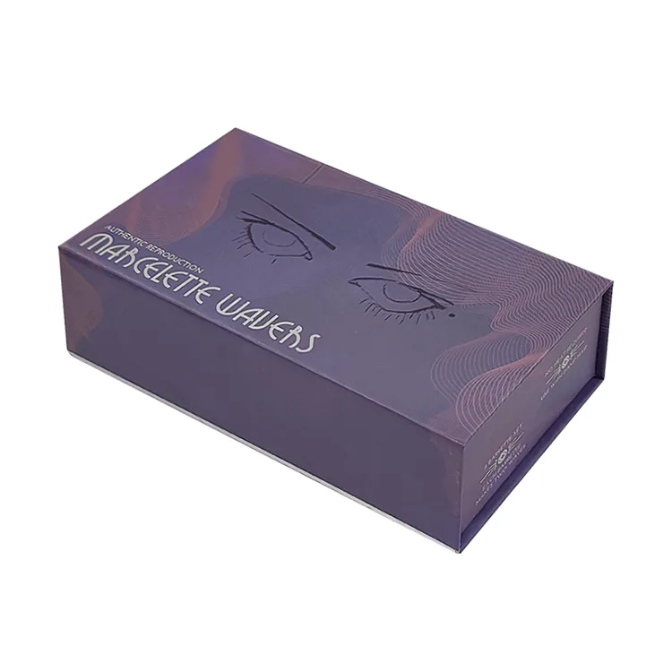 Coated paperboard packaging magnetic boxes