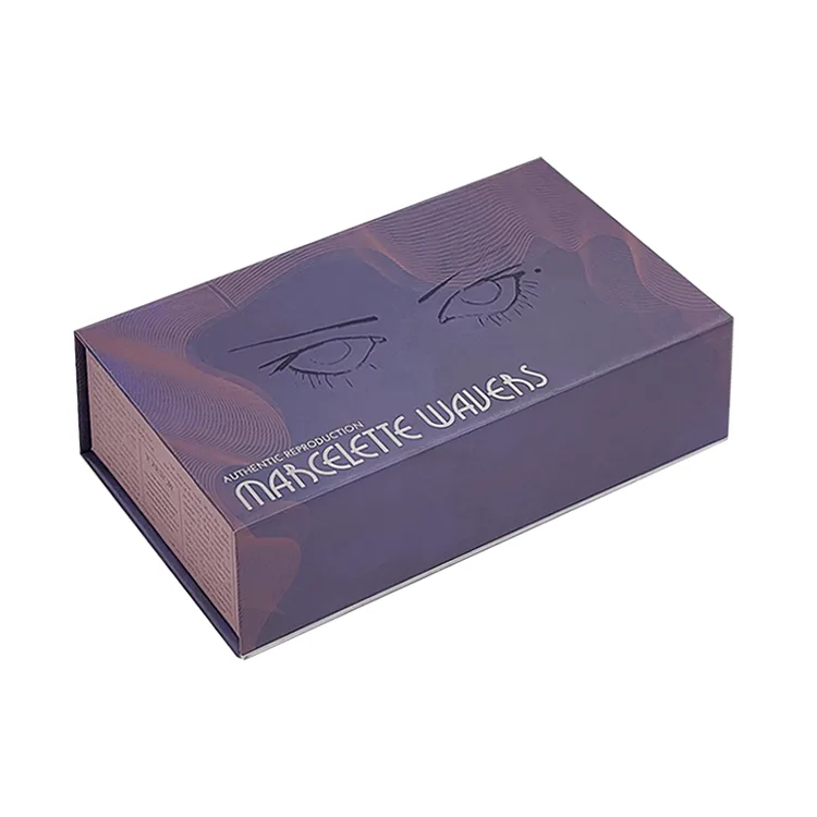 Coated paperboard packaging magnetic boxes