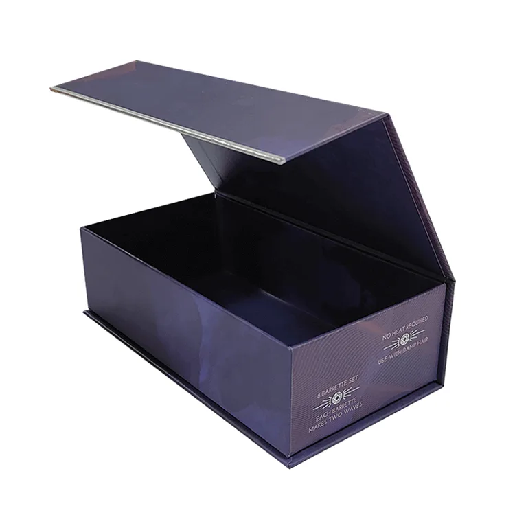Coated paperboard packaging magnetic boxes