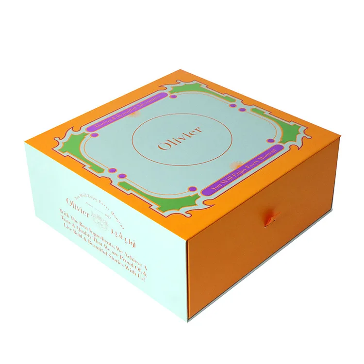 Custom Luxury Clothing Foldable Rigid Paper Cardboard Packaging Collapsible Drawer Sliding Gift Box