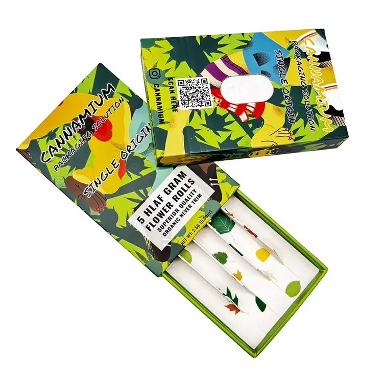 Custom Pre Roll Boxes Cannabis Boxes