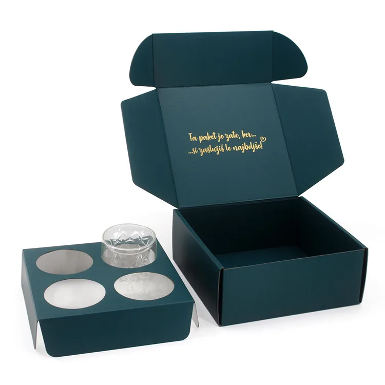 Custom logo Glassware Boxes