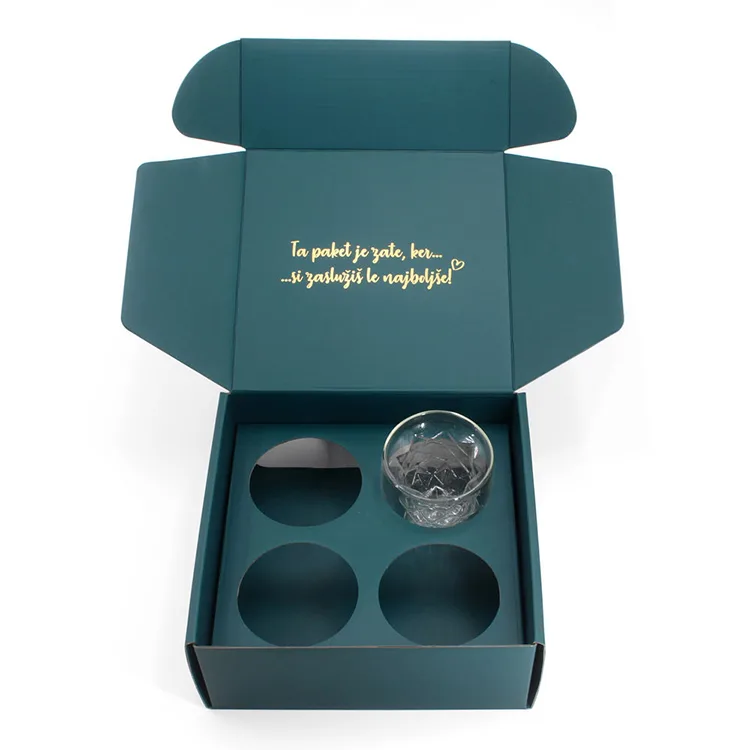 Custom logo Glassware Boxes