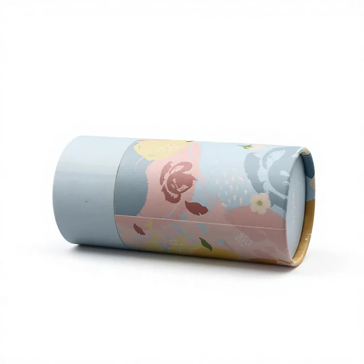 Custom logo disposable recyclable paper tube 4-hole Paper Tube Boxes